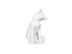 ICONIK INTERIOR Estatua-Figura Decorativa Zorro - Mate - Foox Blanco
