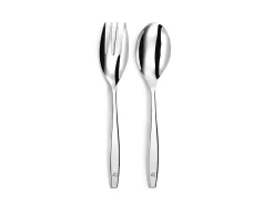 Sale Lou Laguiole Figure Brillante - Cubertería de 62 piezas Plateado