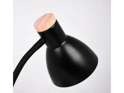 Flexo Argos Bel Air diseño nórdico /madera Ø15x42 cm Negro Sale