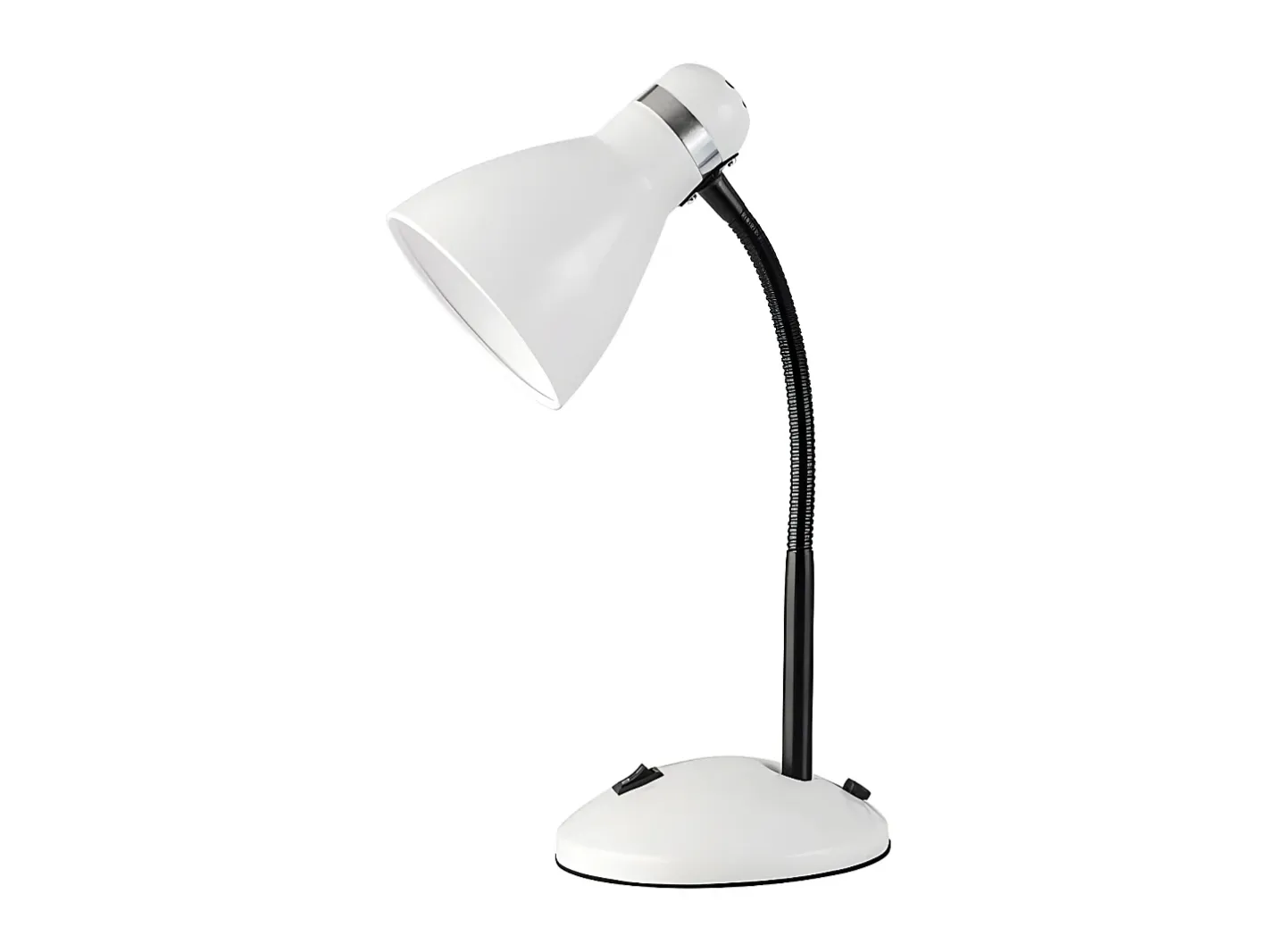 AKUNADECOR Flexo Para Mesa De Estudio Modelo Lazulita Con Cabezal Orientable Blanco
