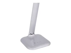Lámpara De Mesa-Flexo de sobremesa Python Lumit luz LED 500lm plata 33x32x15 cm Plateado