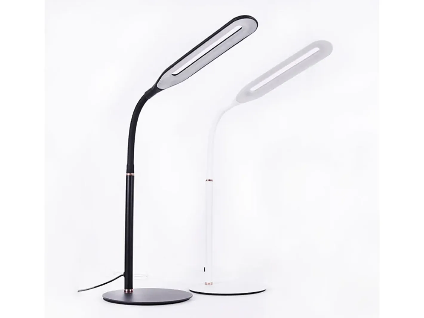 Lámpara De Mesa-Flexo Office 5W altura regulable + luz neutra Negro