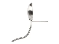 Lámpara De Mesa-Flexo STU Lumit 40W cuerpo articulado niquel Ø28x43 cm Plateado