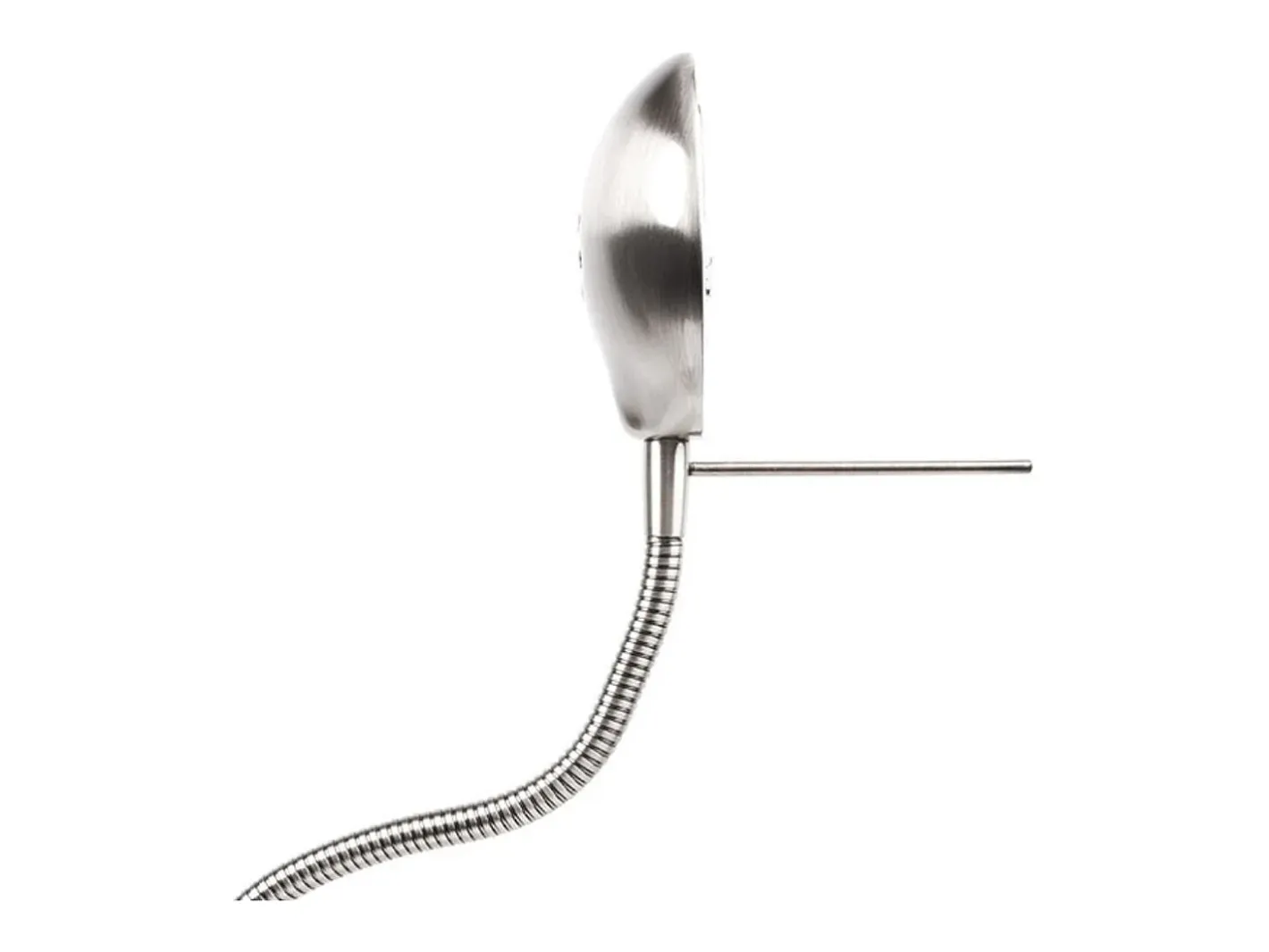 Lámpara De Mesa-Flexo STU Lumit 40W cuerpo articulado niquel Ø28x43 cm Plateado