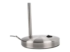 Lámpara De Mesa-Flexo STU Lumit 40W cuerpo articulado niquel Ø28x43 cm Plateado