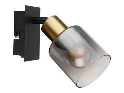 Foco metal mate, 1x E14 Negro Best