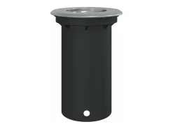 Iluminación Exterior-Foco de suelo exterior redondo aluminio 10,5x10,5 cm ES602236 Negro