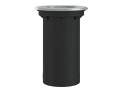 Iluminación Exterior-Foco de suelo exterior redondo aluminio 10,5x10,5 cm ES602236 Negro