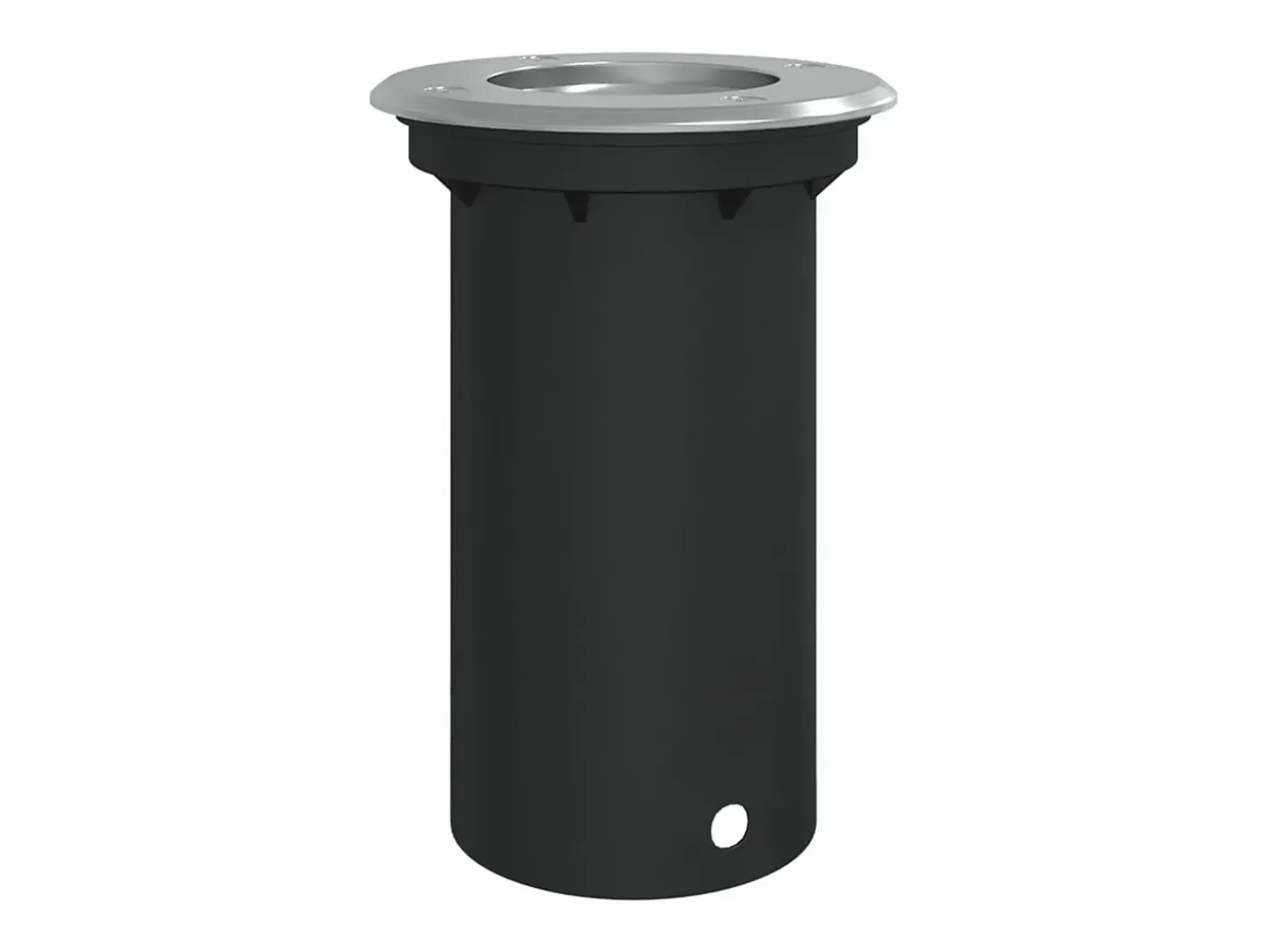 Iluminación Exterior-Foco de suelo exterior redondo aluminio 10,5x10,5 cm ES602236 Negro