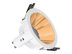 Hot Ledkia Foco Downlight Cónico GU10 6W Corte Ø 75 mm PC Galvanizado No Flicker 3000K Blanco Cálido Bronce