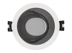 Discount Ledkia Foco Downlight Cónico GU10 6W Corte Ø 75 mm PC Galvanizado No Flicker 6500K Blanco Frío Plateado