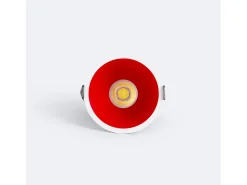 Ledkia Plafón-Foco Downlight LED 5W / 7W Cónico Areni Corte Ø 75 mm 3500K Blanco Cálido 5 W Rojo