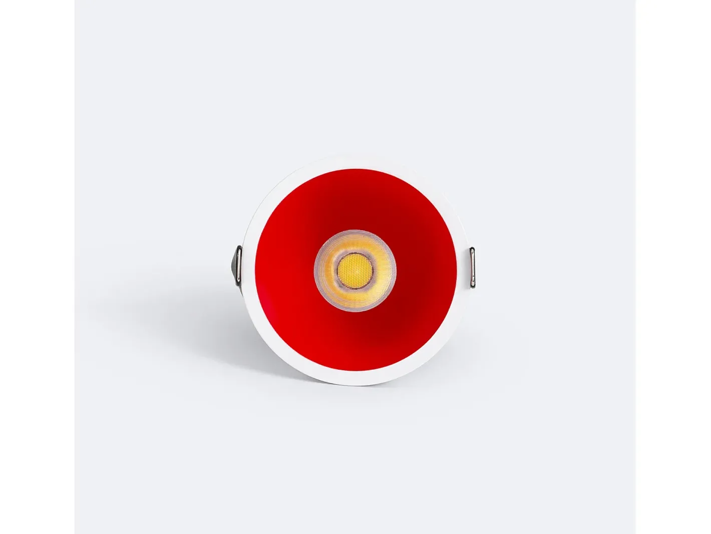 Ledkia Plafón-Foco Downlight LED 5W / 7W Cónico Areni Corte Ø 75 mm 3500K Blanco Cálido 5 W Rojo