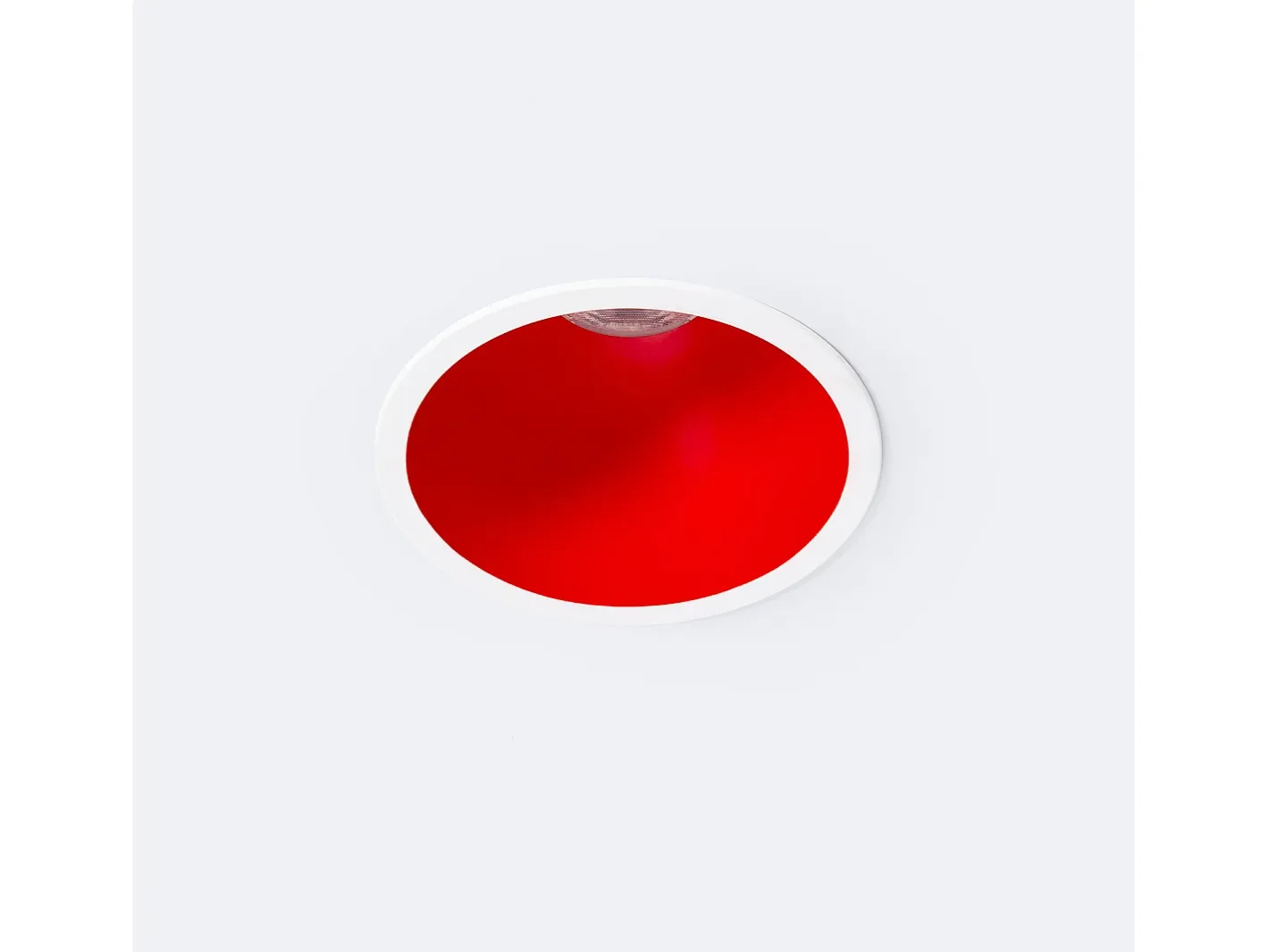 Ledkia Plafón-Foco Downlight LED 5W / 7W Cónico Areni Corte Ø 75 mm 3500K Blanco Cálido 5 W Rojo