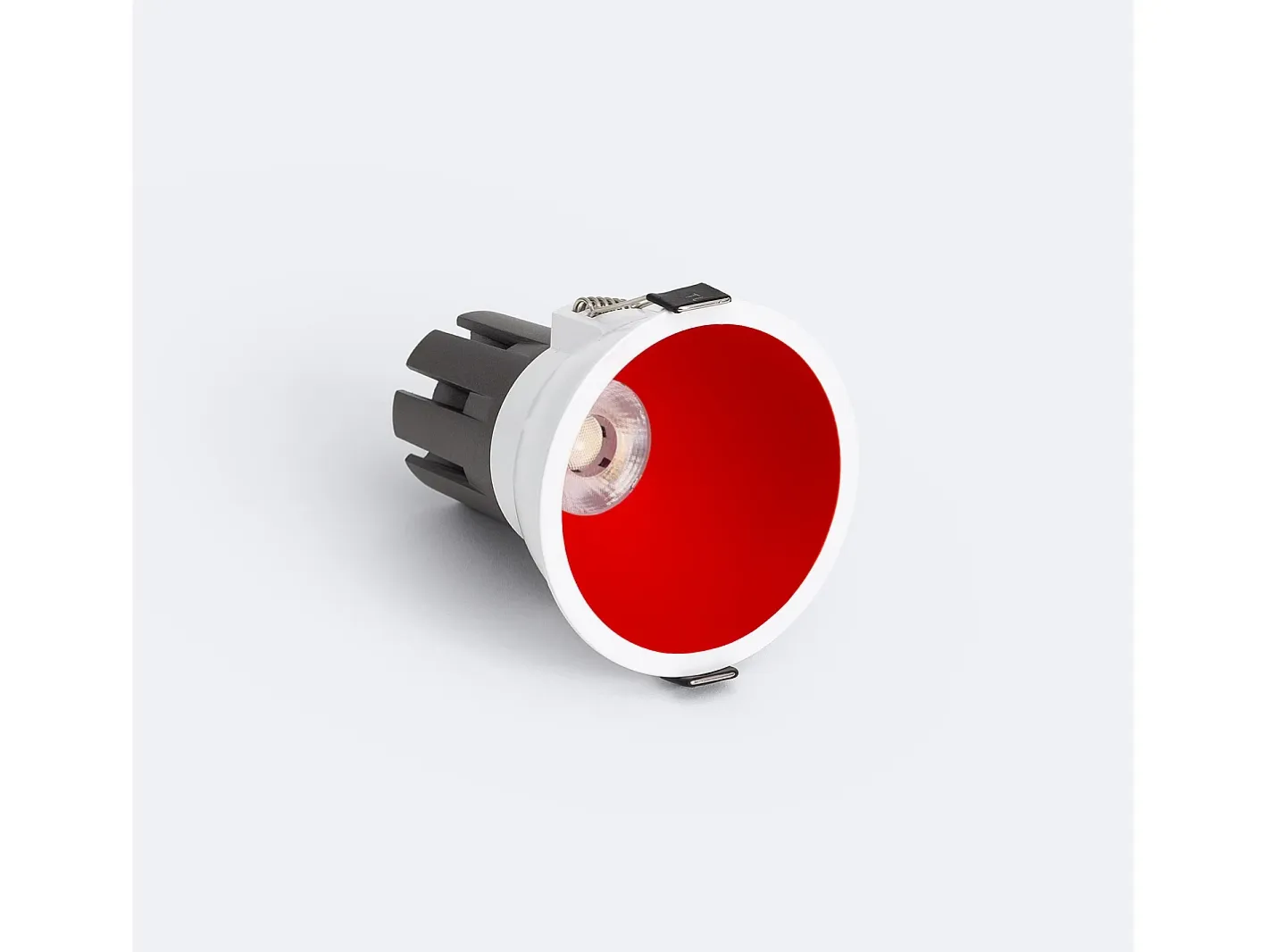 Ledkia Plafón-Foco Downlight LED 5W / 7W Cónico Areni Corte Ø 75 mm 3500K Blanco Cálido 5 W Rojo