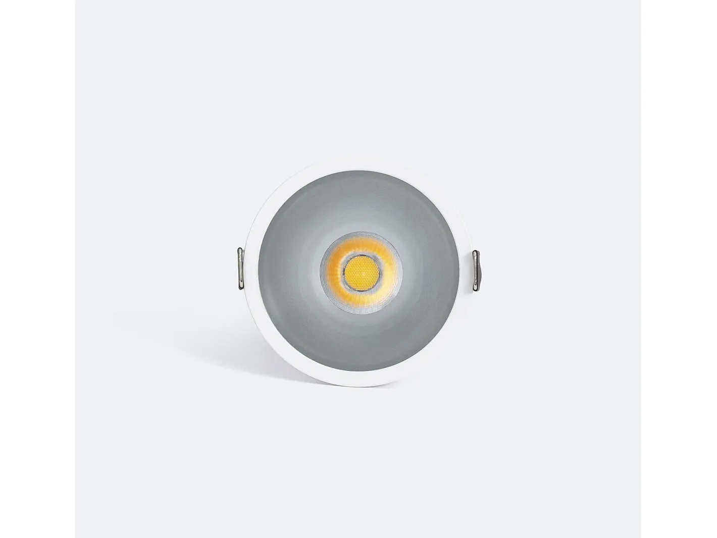 Ledkia Plafón-Foco Downlight LED 5W / 7W Cónico Areni Corte Ø 75 mm 3500K Blanco Cálido 5 W Gris