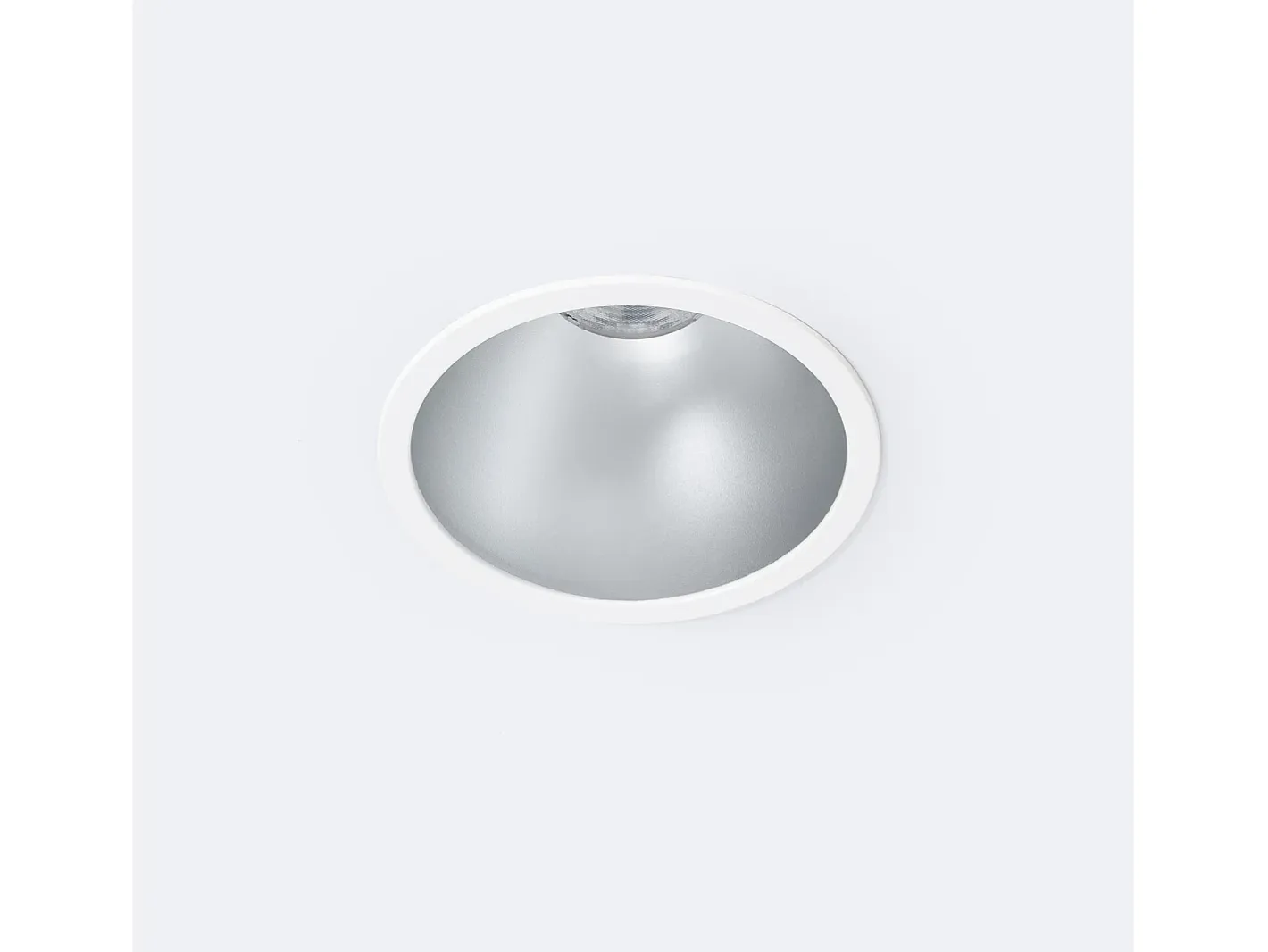 Ledkia Plafón-Foco Downlight LED 5W / 7W Cónico Areni Corte Ø 75 mm 3500K Blanco Cálido 5 W Gris