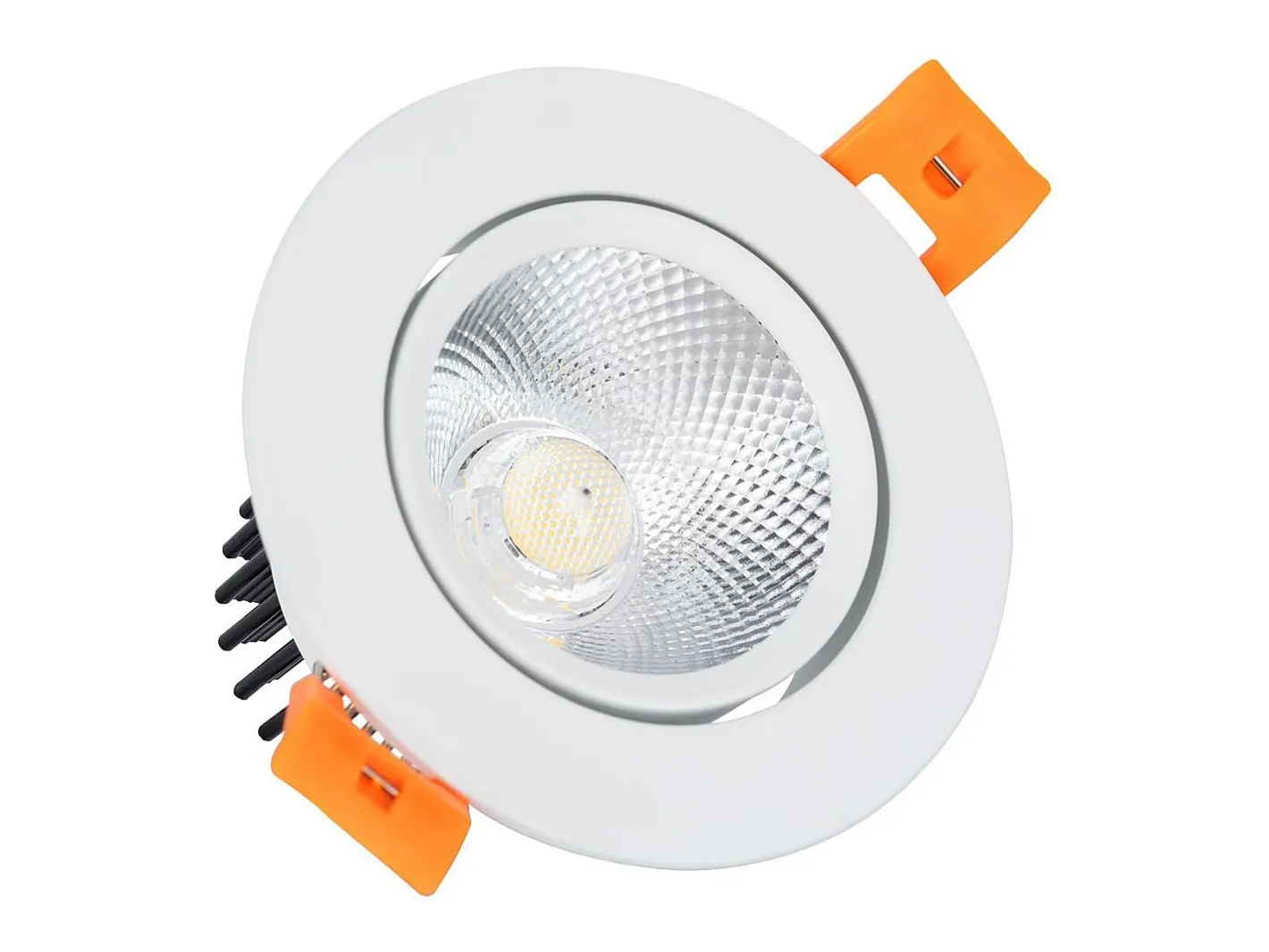 Ledkia Foco Downlight LED 7W Circular COB CRI90 Corte Ø 70 mm No Flicker 4000K Blanco Neutro Transparente Clearance