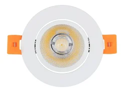 Ledkia Foco Downlight LED 7W Circular COB CRI90 Corte Ø 70 mm No Flicker 4000K Blanco Neutro Transparente Clearance