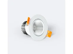 Ledkia Foco Downlight LED 7W Circular COB CRI90 Corte Ø 70 mm No Flicker 4000K Blanco Neutro Transparente Clearance