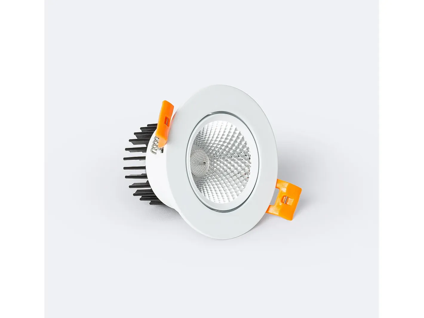 Ledkia Foco Downlight LED 7W Circular COB CRI90 Corte Ø 70 mm No Flicker 4000K Blanco Neutro Transparente Clearance