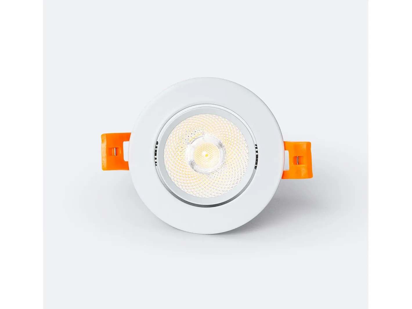 Ledkia Foco Downlight LED 7W Circular COB CRI90 Corte Ø 70 mm No Flicker 4000K Blanco Neutro Transparente Clearance