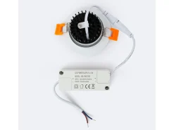 Ledkia Foco Downlight LED 7W Circular COB CRI90 Corte Ø 70 mm No Flicker 4000K Blanco Neutro Transparente Clearance