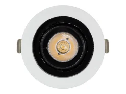Ledkia Foco Downlight LED 7W COB Direccionable 360º Circular Corte Ø 80 mm CRI90 Expert Color No Flicker No Flicker 6000K Frío Blanco Discount