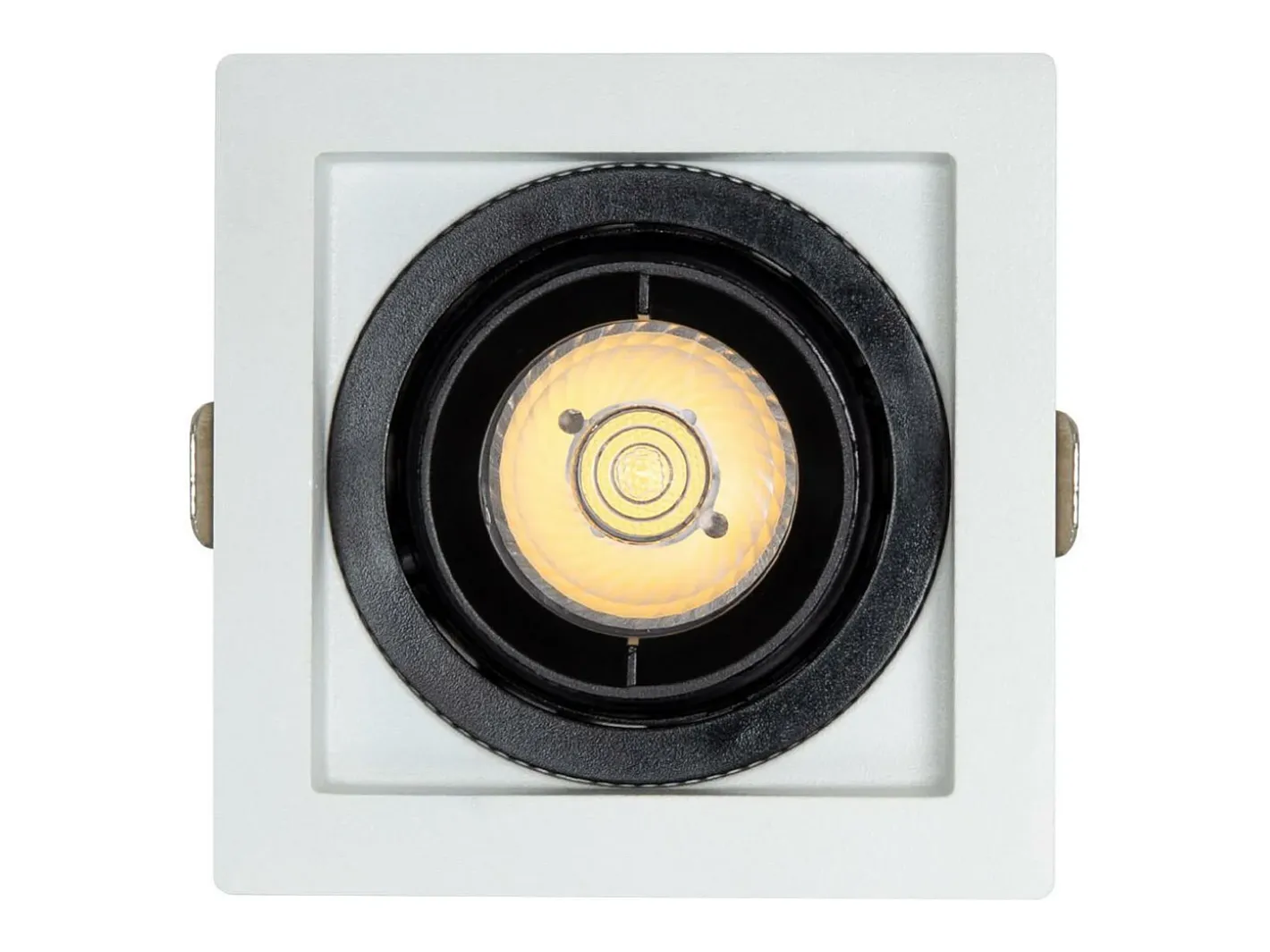 Discount Ledkia Foco Downlight LED 7W COB Direccionable 360º Cuadrado Corte 82x82 mm CRI90 Expert Color No Flicker No Flicker 3000K Cálido Blanco