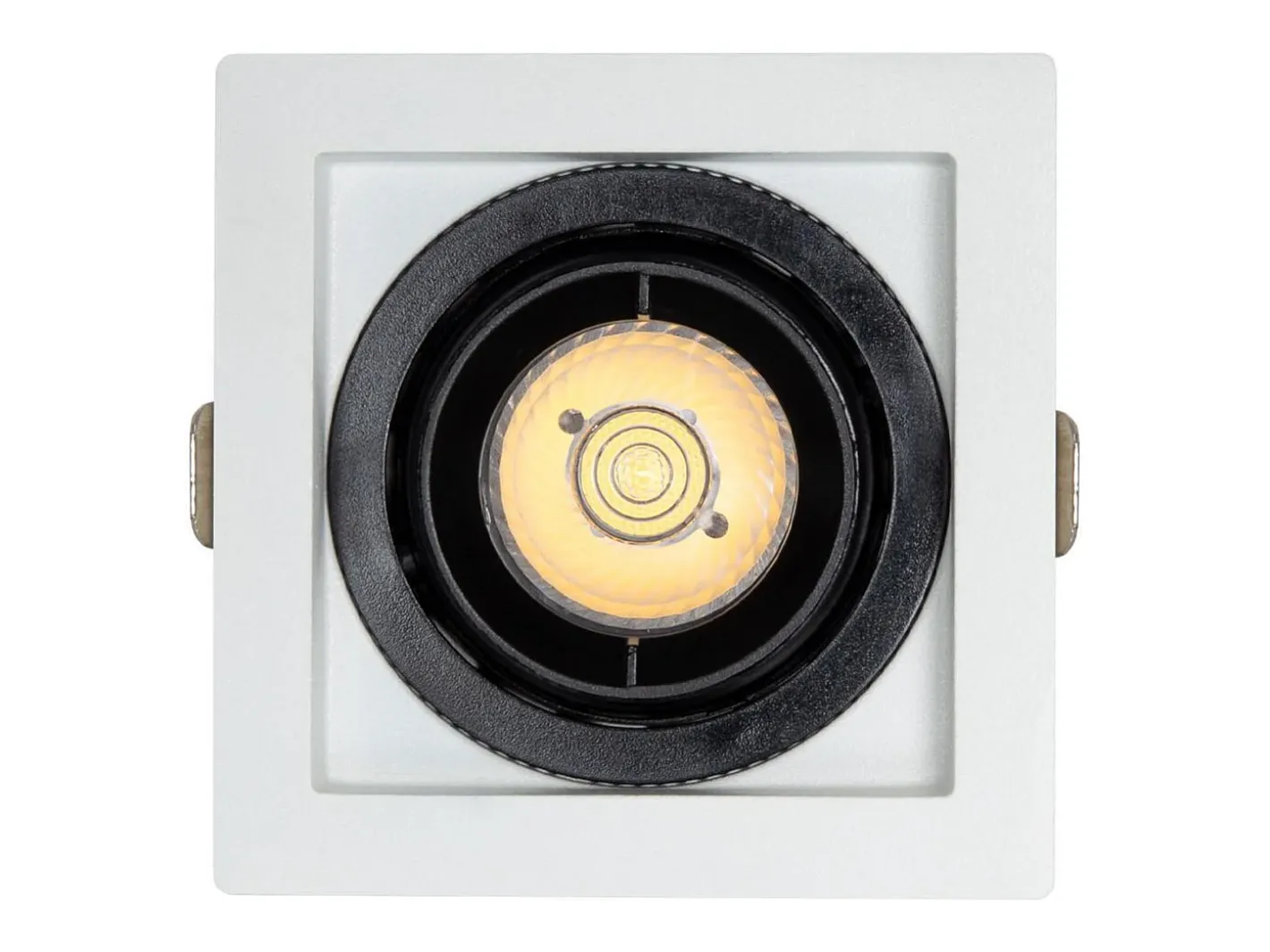 Best Ledkia Foco Downlight LED 7W COB Direccionable 360º Cuadrado Corte 82x82 mm CRI90 Expert Color No Flicker No Flicker 4000K Neutro Blanco