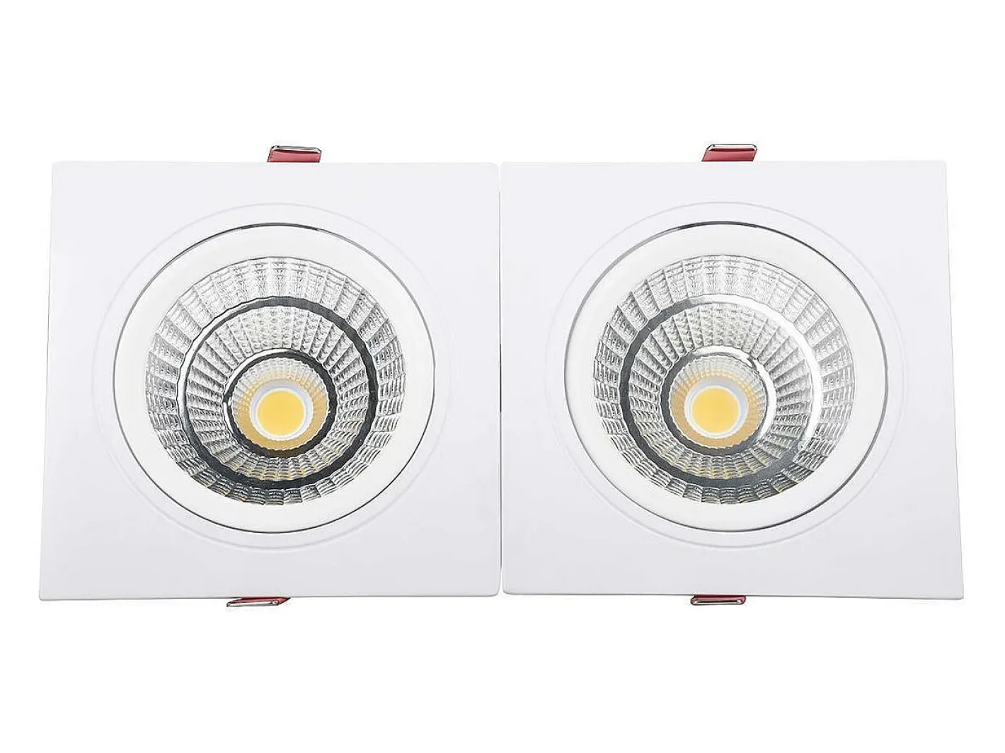 Outlet Ledkia Foco Downlight LED 10W Rectangular Madison Corte 165x75 mm 4000K Blanco Neutro Transparente