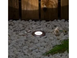 Ledkia Foco Exterior LED Empotrable Suelo Mini 3000K Blanco Cálido Gris Sale