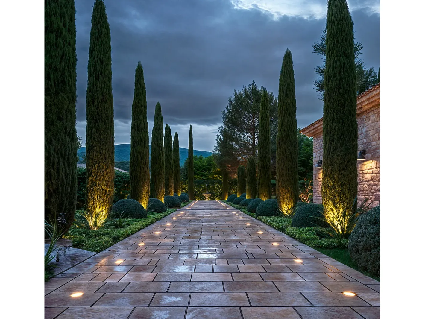 Ledkia Iluminación Exterior-Foco Exterior LED Empotrable Suelo 12V DC Clarion 2700K Blanco Cálido Plateado