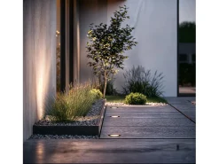 Hot Ledkia Foco Exterior LED Empotrable Suelo 12V DC Clarion 2700K Blanco Cálido Negro