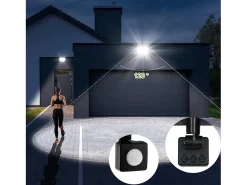 Iluminación Exterior-Foco Halógeno De Superficie Para Exterior Toolight Rsl008-50Ns Black Negro