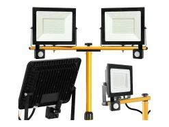 Iluminación Exterior-Foco Halógeno De Superficie Para Exterior Toolight Rsl008-50Ns Black Negro