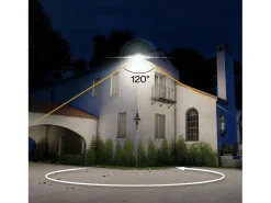 Foco Halógeno De Superficie Para Exterior Toolight Rsl004-100N Black Negro