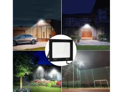 Foco Halógeno De Superficie Para Exterior Toolight Rsl004-100N Black Negro