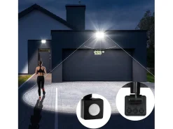 Foco Halógeno De Superficie Para Exterior Toolight Rsl007-30Ns Black Negro
