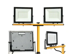 Iluminación Exterior-Foco Halógeno De Superficie Para Exterior Toolight Rsl001-20N Black Negro