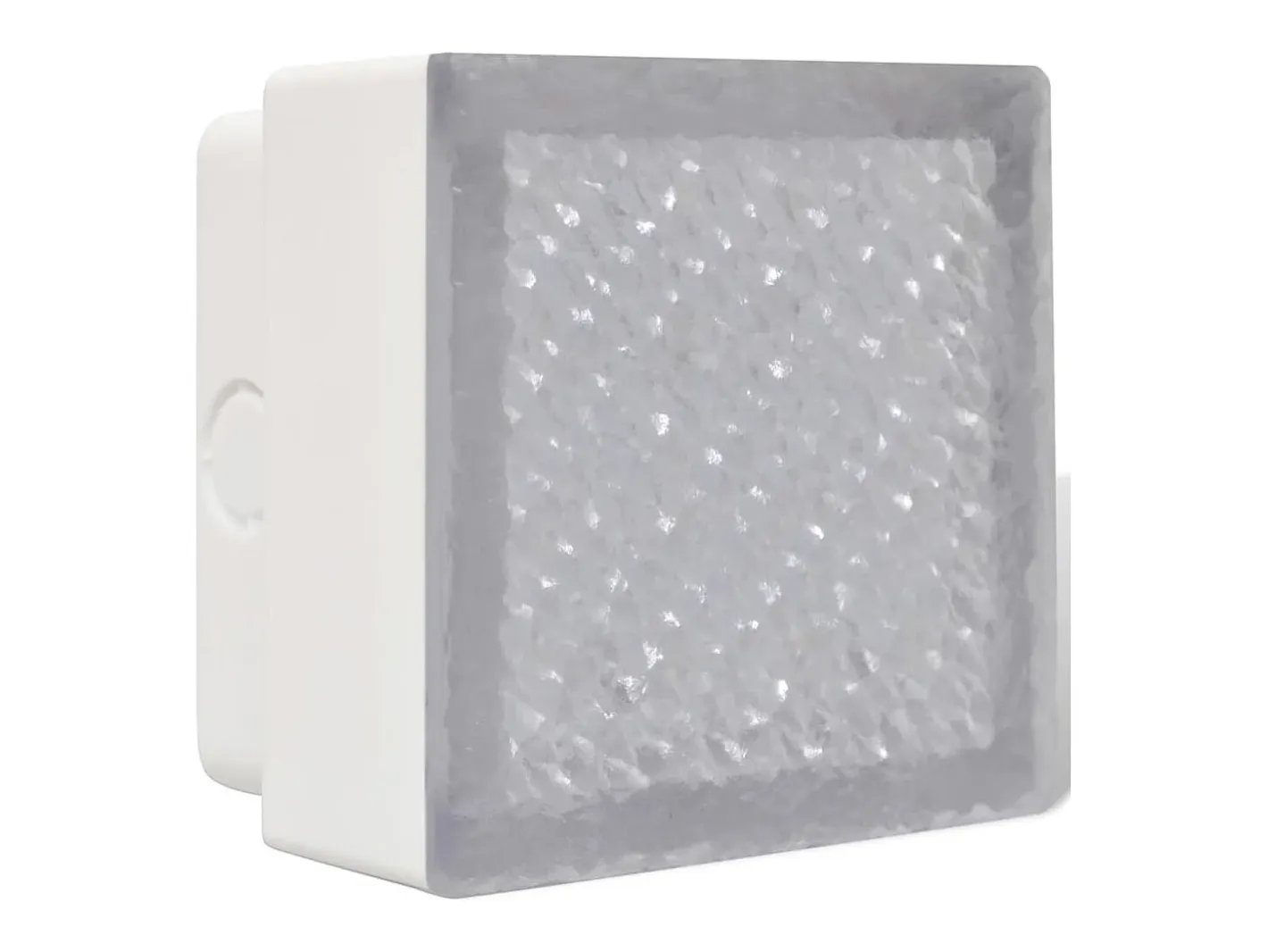 Clearance Foco LED empotrable para el exterior, 100 x 100 x 68 mm ES211295 Blanco