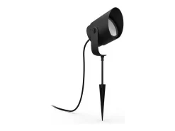 Ledkia Iluminación Exterior-Foco LED Exterior con Pincho Suelo 24V DC White Color Hue Lily XL Transparente