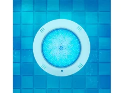 Ledkia Iluminación Exterior-Foco Piscina Superficie LED RGB Sumergible 12V AC IP68 20W RGB Blanco