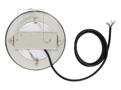 Ledkia Iluminación Exterior-Foco Piscina Superficie LED RGBW Sumergible 12V DC IP68 Acero Inoxidable 35W Sí RGBW Plateado