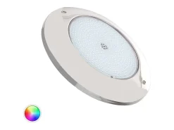 Discount Ledkia Foco Piscina Superficie LED RGB Sumergible 12V AC IP68 Acero Inoxidable 35W No RGB Plateado