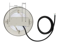 Discount Ledkia Foco Piscina Superficie LED RGB Sumergible 12V AC IP68 Acero Inoxidable 35W No RGB Plateado