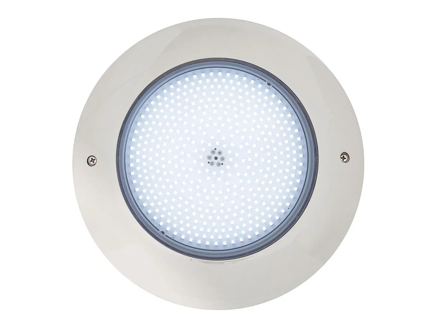 New Ledkia Foco Piscina Superficie LED Sumergible 12V AC/DC Acero Inoxidable IP68 35W 6000K Blanco Frío Plateado