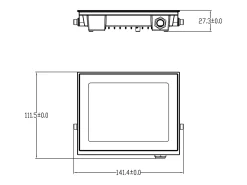 Ledkia Foco Proyector LED 30W 120 lm/W IP65 S3 4000K No Neutro Blanco Sale