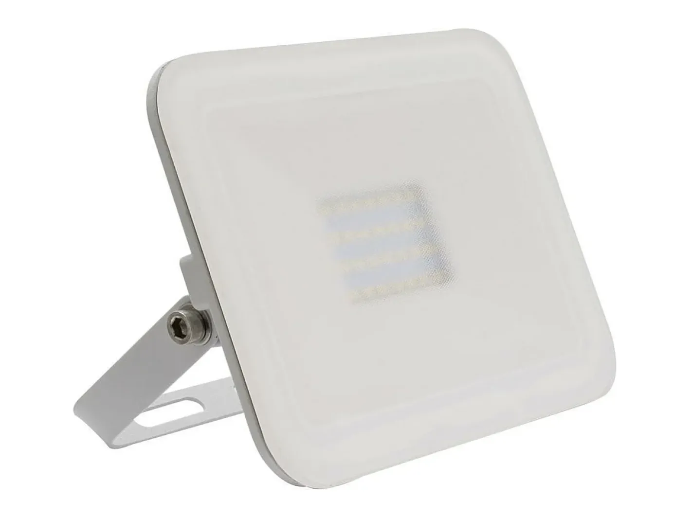 Discount Ledkia Foco Proyector LED 20W 120 lm/W IP65 Slim Cristal Blanco 3000K Blanco Cálido Negro