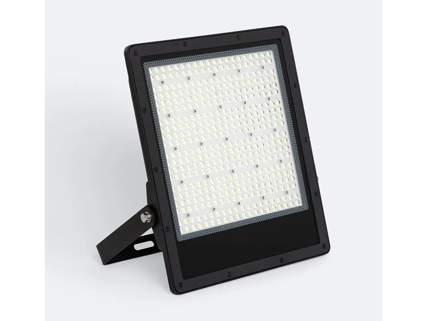 Ledkia Foco Proyector LED 200W Regulable 0-10V 170 lm/W IP65 ELEGANCE Slim PRO 5000K 30º Blanco Frío Negro New